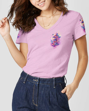 Faith Over Fear Cross Lilies Women's All Over Print Shirt - Tltw1503245
