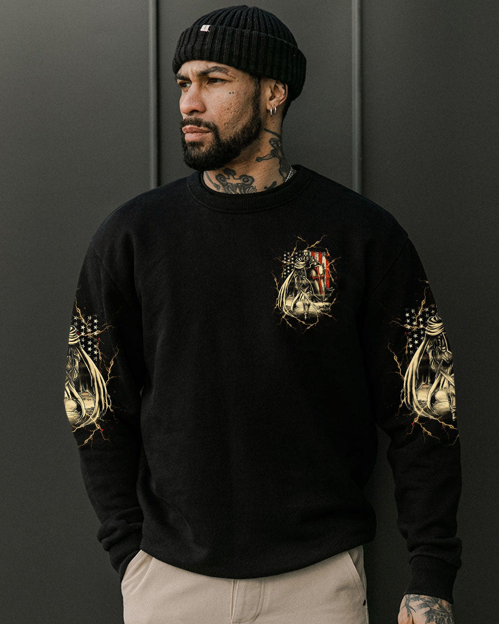 I Fear No Evil Warrior Men's All Over Print Shirt - Tltw1507243