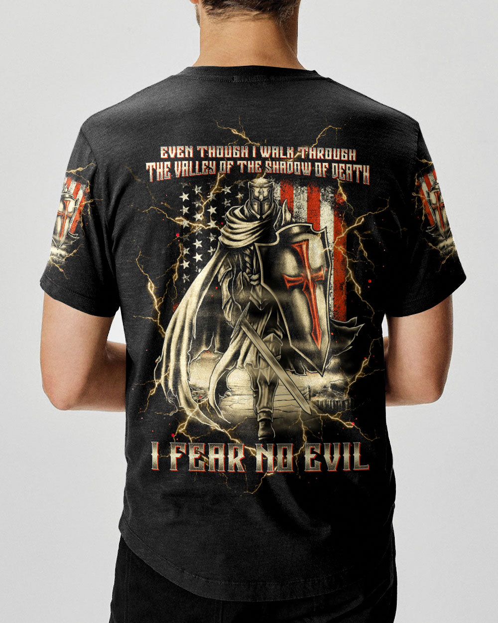 I Fear No Evil Warrior Men's All Over Print Shirt - Tltw1507243