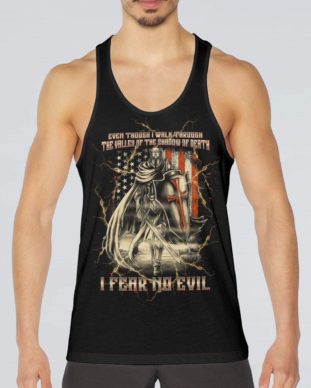 I Fear No Evil Warrior Men's All Over Print Shirt - Tltw1507243