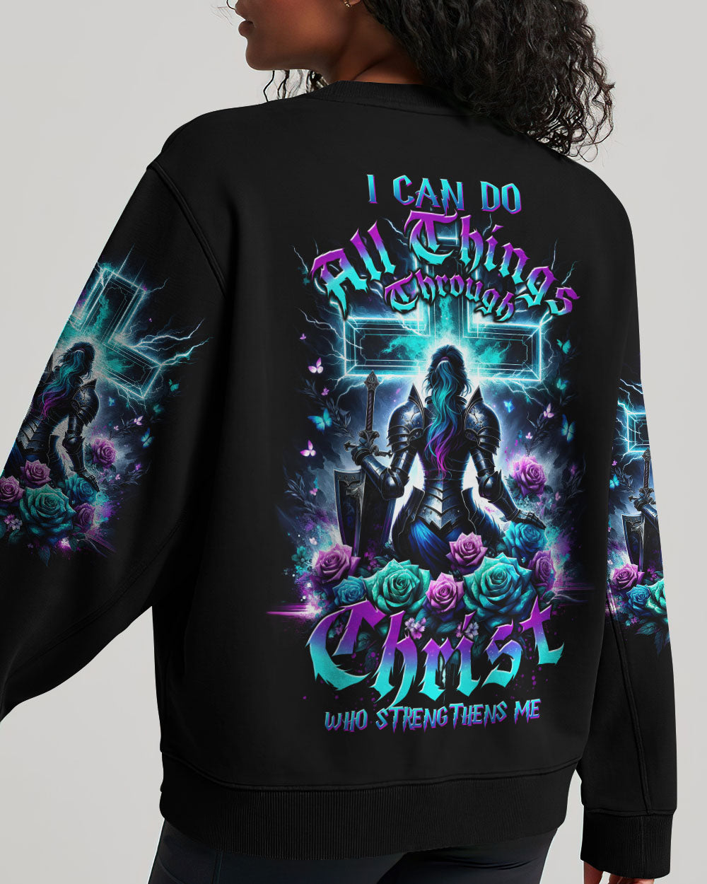 I Can Do All Things Through Christ Warrior Women's All Over Print Shirt - Tltw1612233