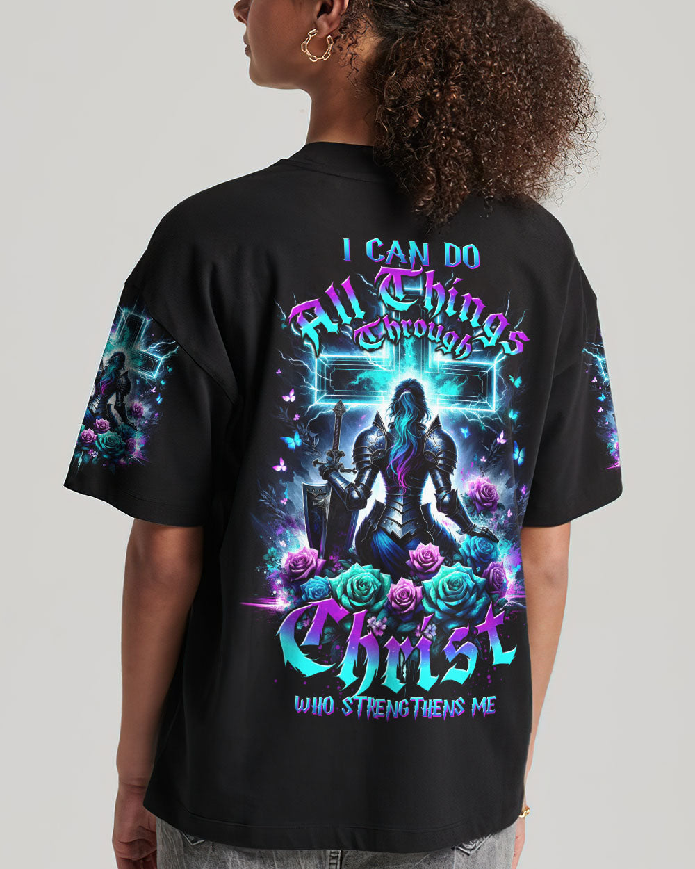 I Can Do All Things Through Christ Warrior Women's All Over Print Shirt - Tltw1612233