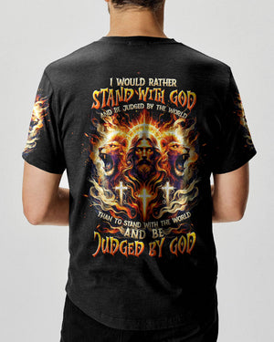 I Would Rather Stand With God Men's All Over Print Shirt - Tltw1705245