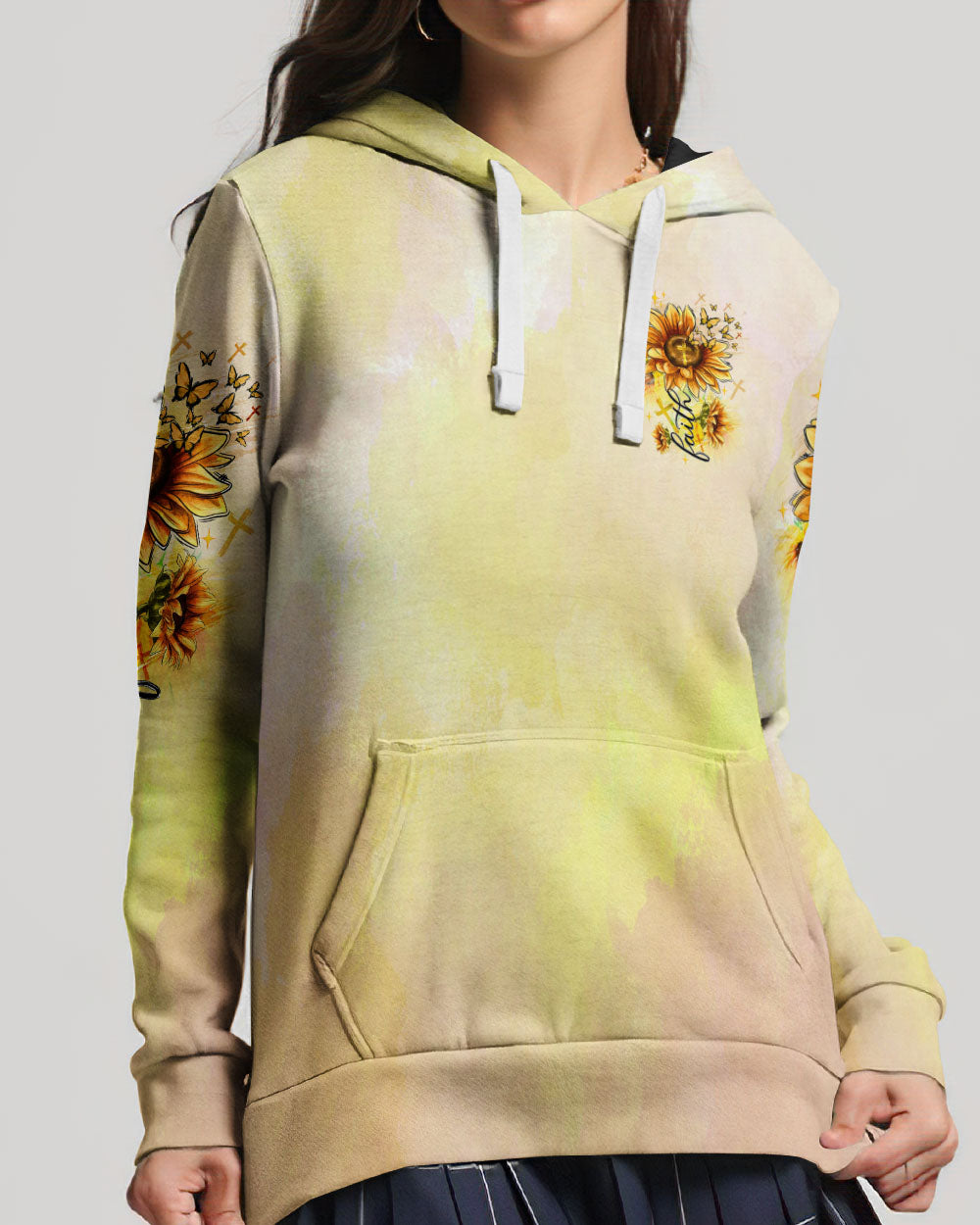Faith Sunflowers Women's All Over Print Shirt - Tltw1906243