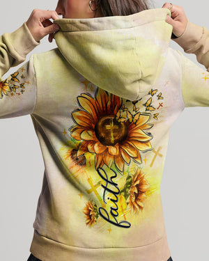 Faith Sunflowers Women's All Over Print Shirt - Tltw1906243