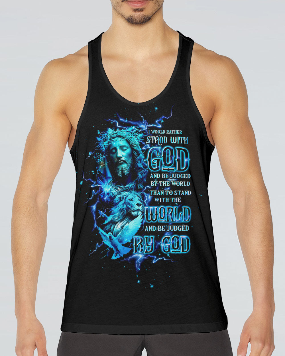 I Would Rather Stand With God Men's All Over Print Shirt - Tltw2006244