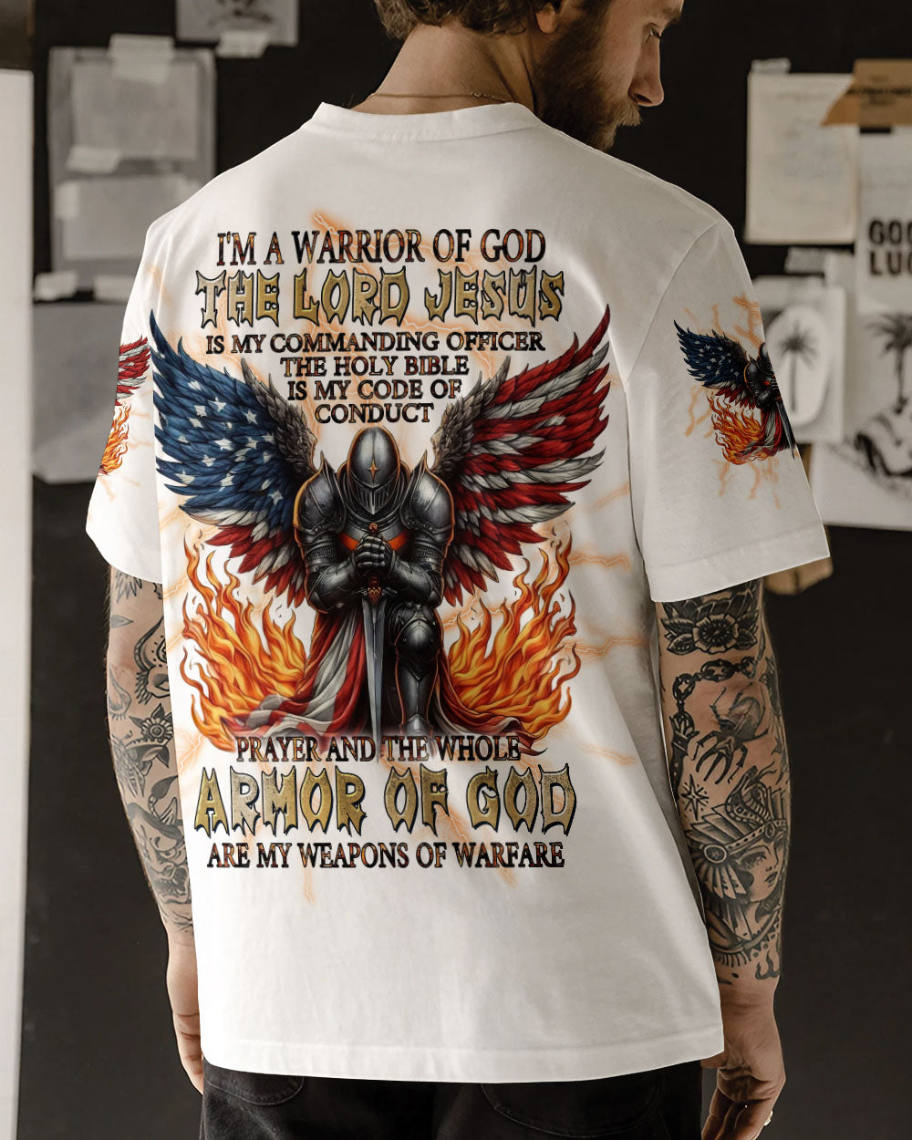 I'm A Warrior Of God Warrior Men's All Over Print Shirt - Tltw2011244