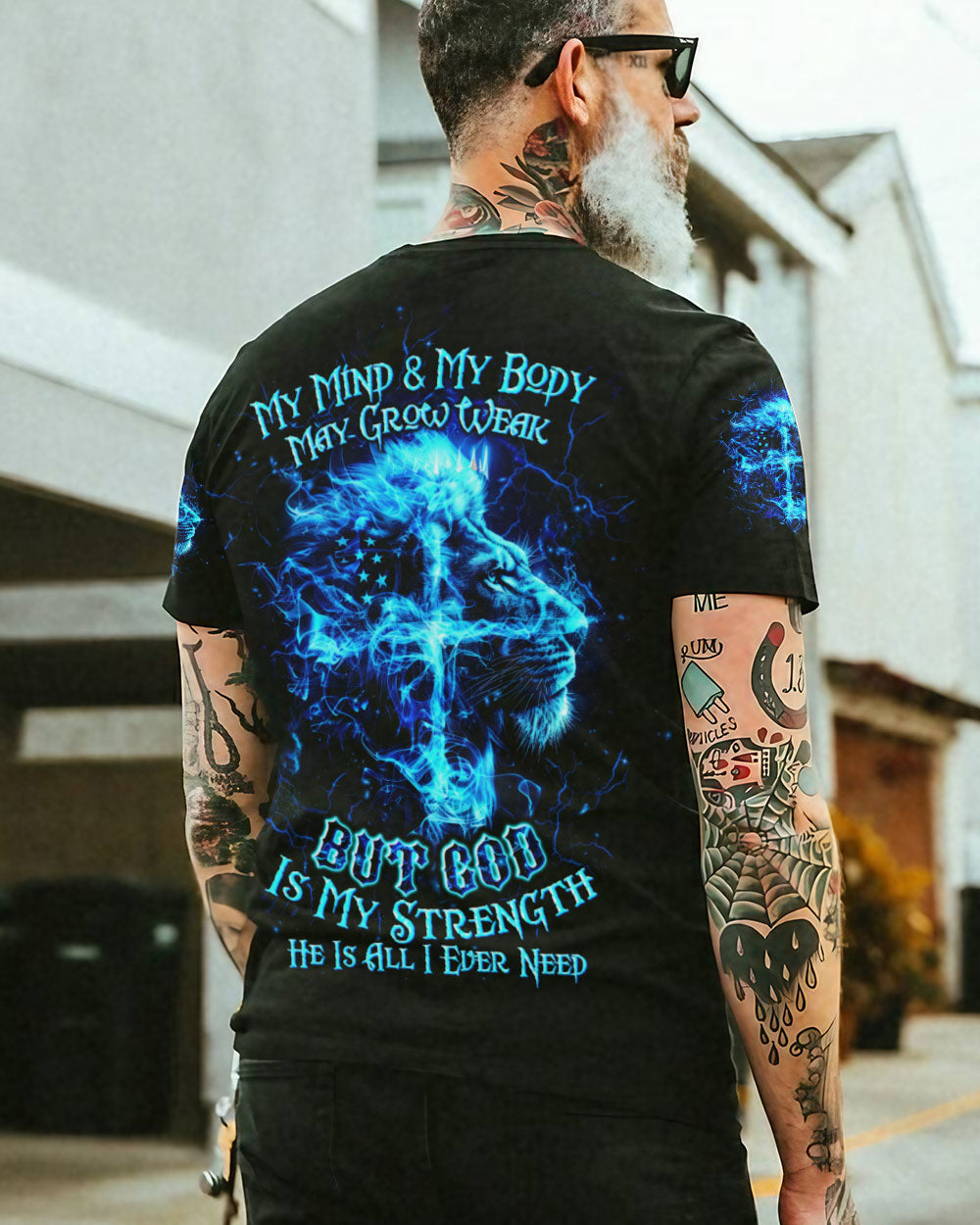 My Mind And My Body May Grow Weak Lion Men's All Over Print Shirt - Tltw2205245