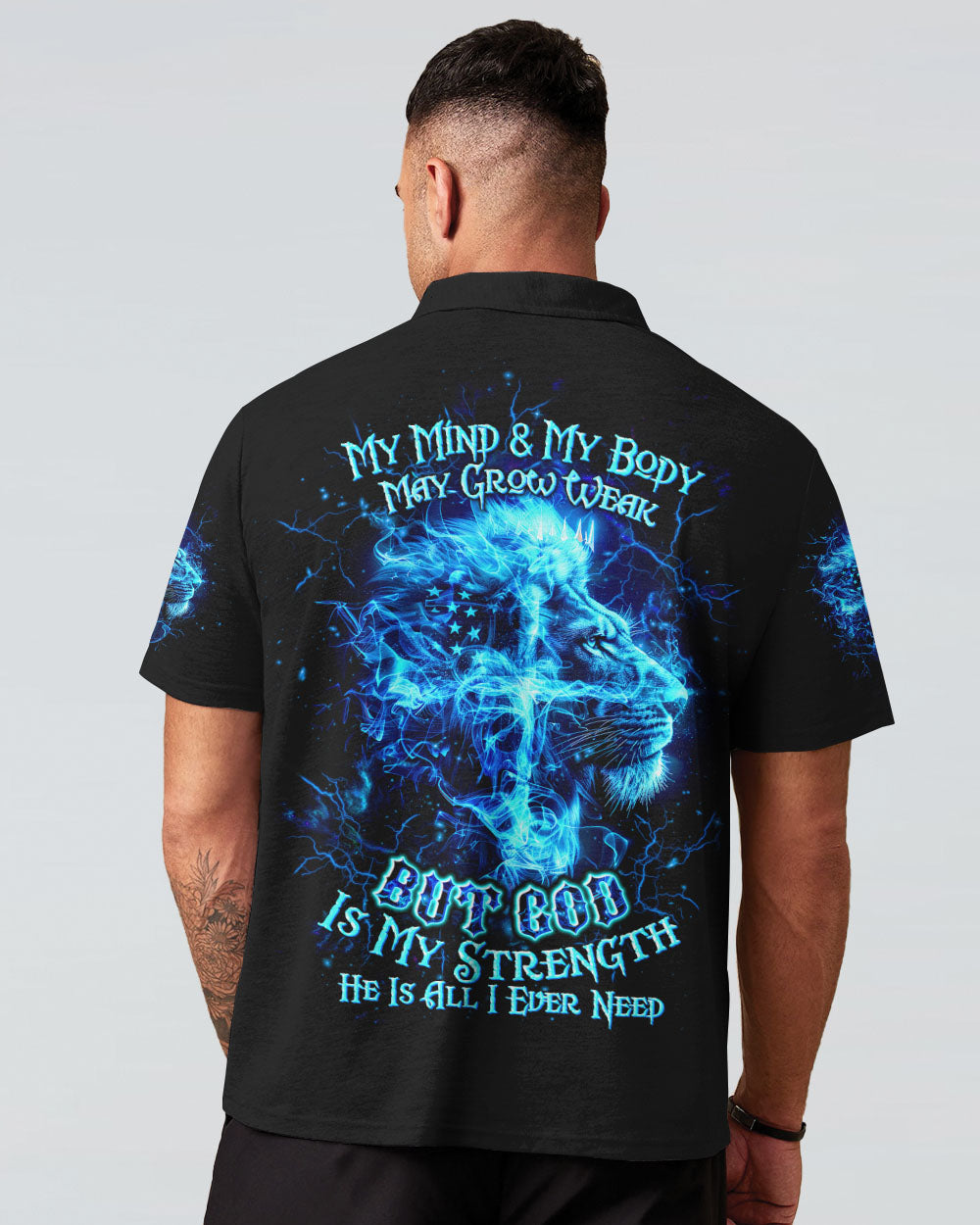 My Mind And My Body May Grow Weak Lion Men's All Over Print Shirt - Tltw2205245