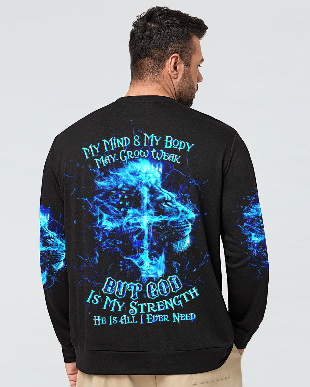 My Mind And My Body May Grow Weak Lion Men's All Over Print Shirt - Tltw2205245