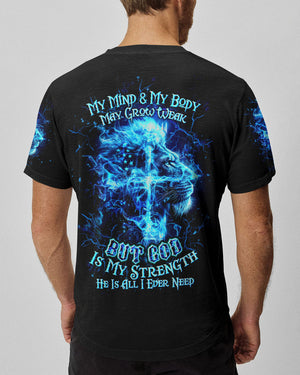 My Mind And My Body May Grow Weak Lion Men's All Over Print Shirt - Tltw2205245