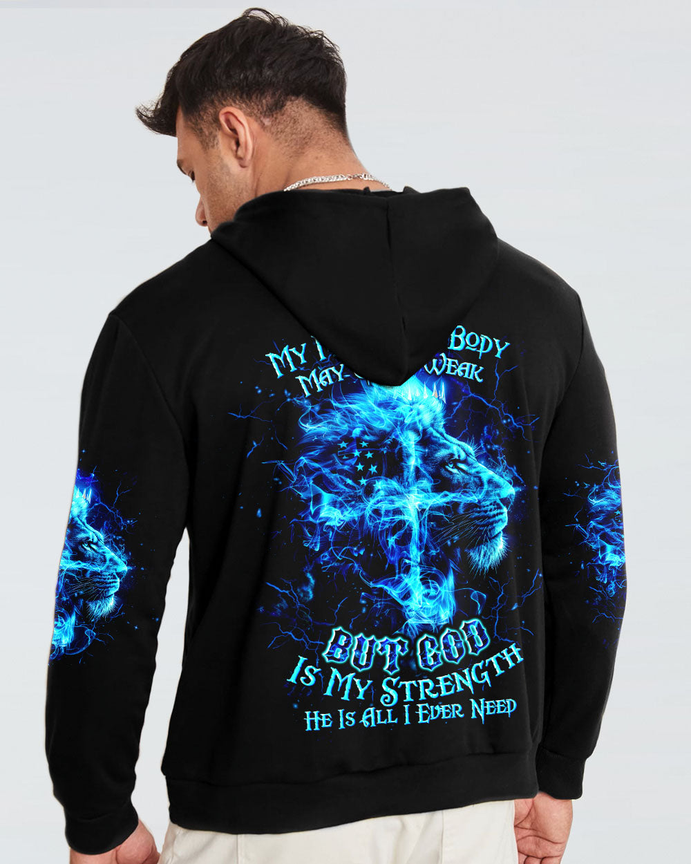 My Mind And My Body May Grow Weak Lion Men's All Over Print Shirt - Tltw2205245