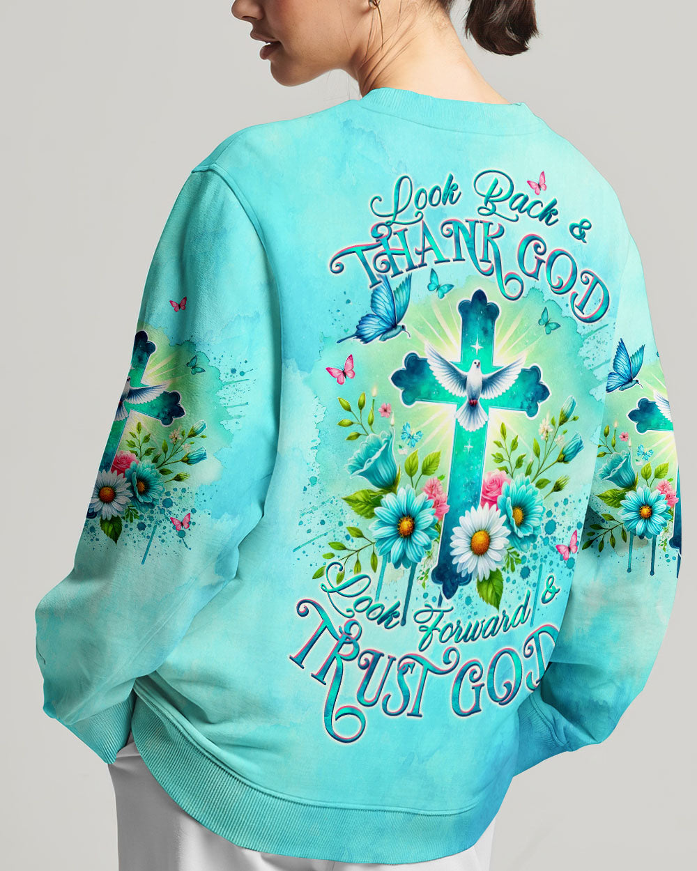 Look Back And Thank God Women's All Over Print Shirt - Tltw2207243
