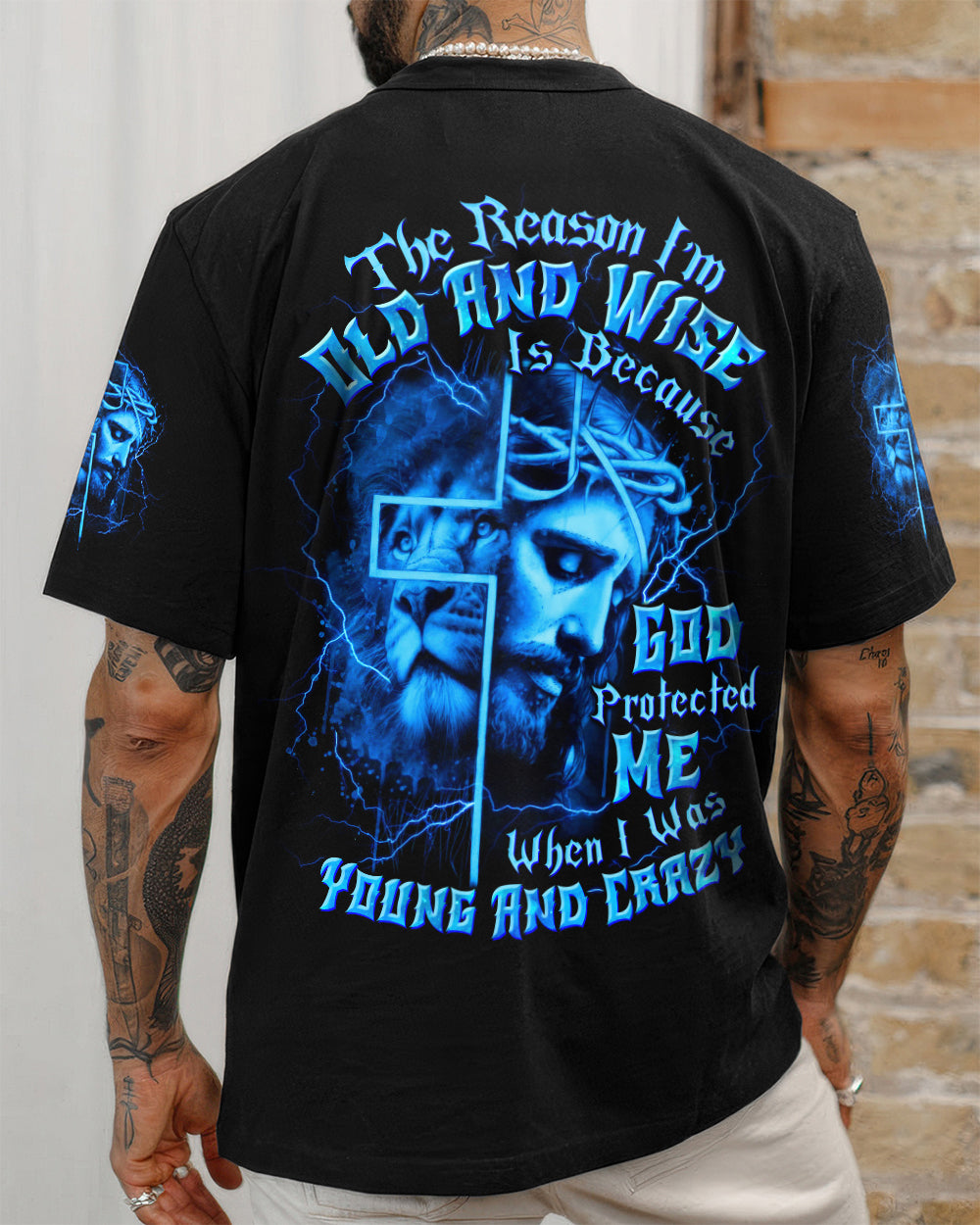 The Reason I’m Old And Wise Lion Men's All Over Print Shirt - Tltw2212254