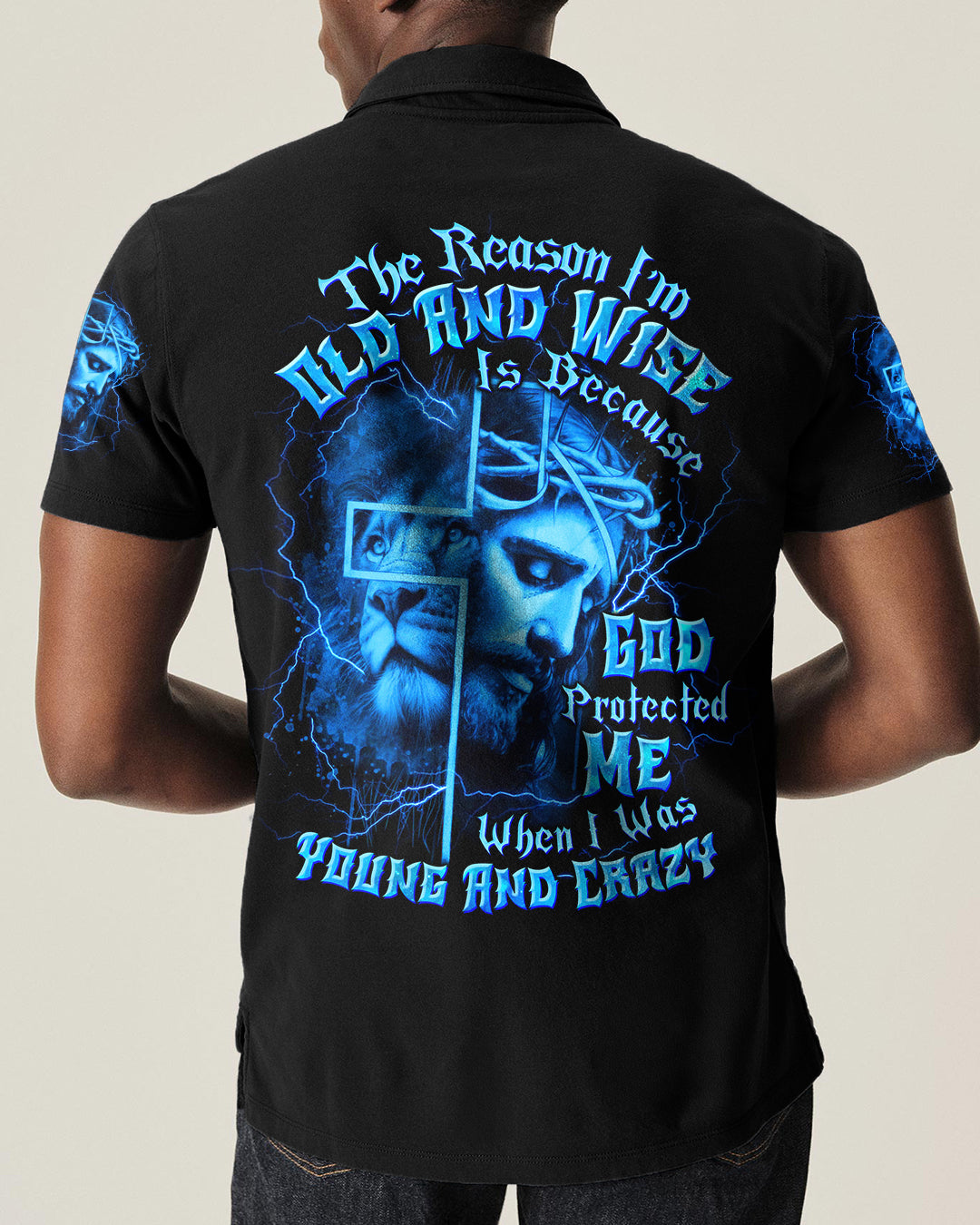 The Reason I’m Old And Wise Lion Men's All Over Print Shirt - Tltw2212254