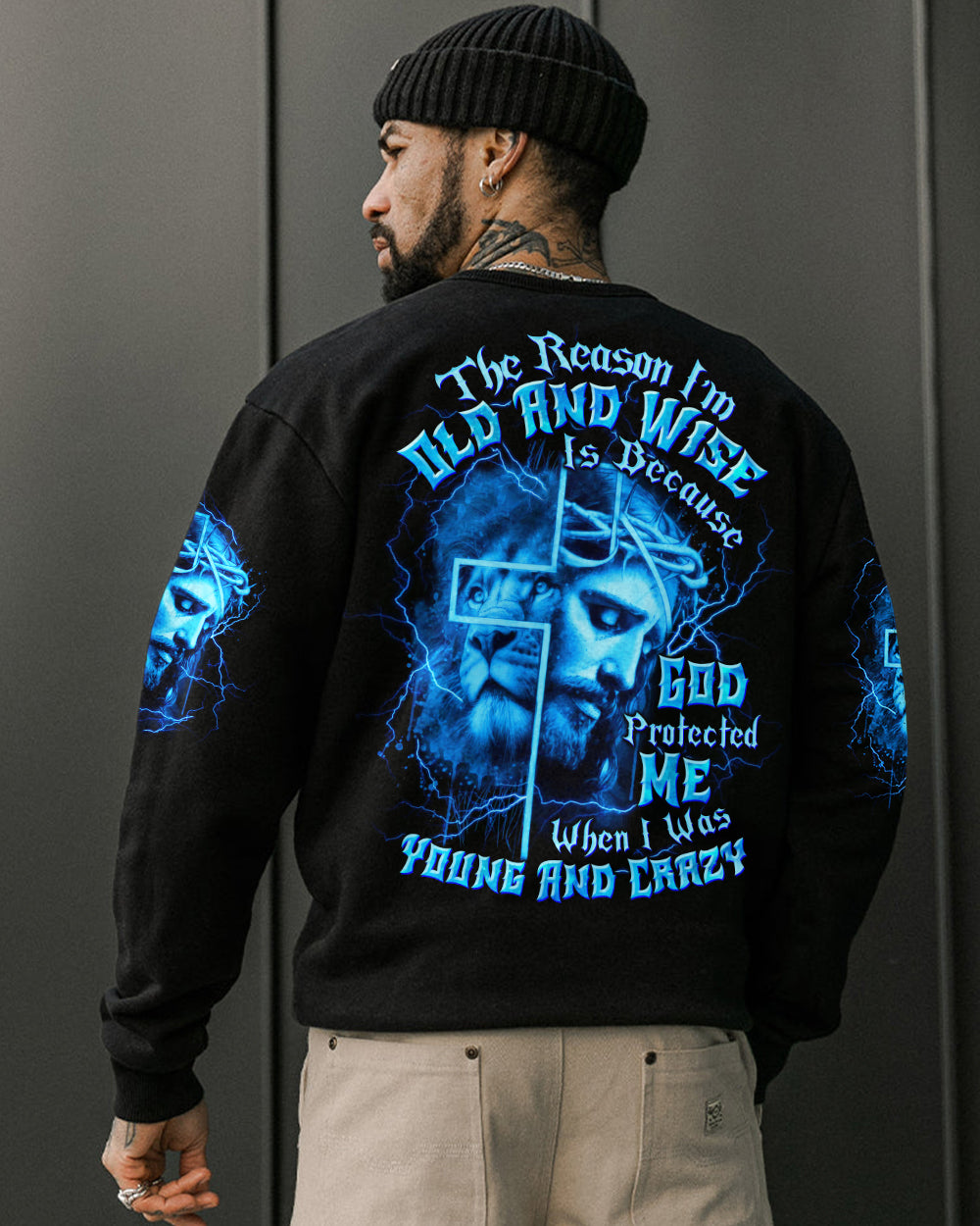 The Reason I’m Old And Wise Lion Men's All Over Print Shirt - Tltw2212254