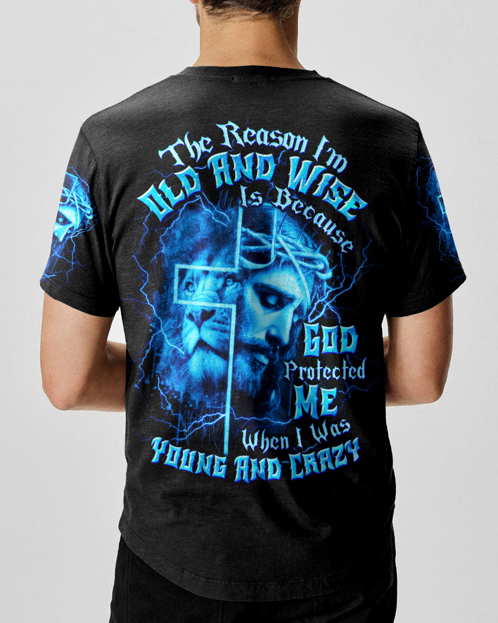The Reason I’m Old And Wise Lion Men's All Over Print Shirt - Tltw2212254