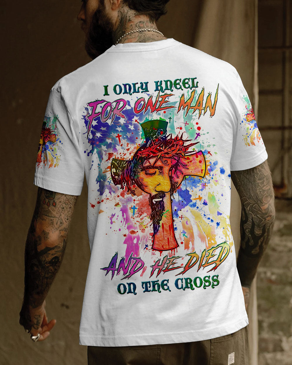 I Only Kneel For One Man Men's All Over Print Shirt - Tltw2506244