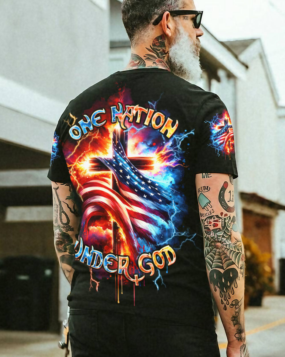One Nation Under God Men's All Over Print Shirt - Tltw2612244
