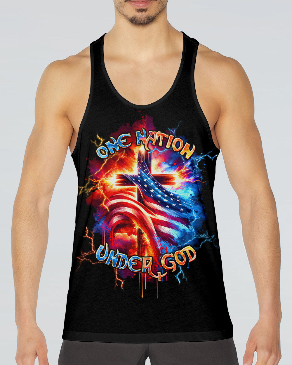 One Nation Under God Men's All Over Print Shirt - Tltw2612244