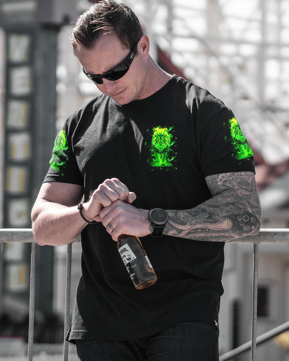 Let Your Faith Be Bigger Than Your Fear Lion Men's All Over Print Shirt - Tltw2808253