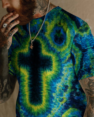 Cross Swirl Men's All Over Print Shirt  - Tltw3012252