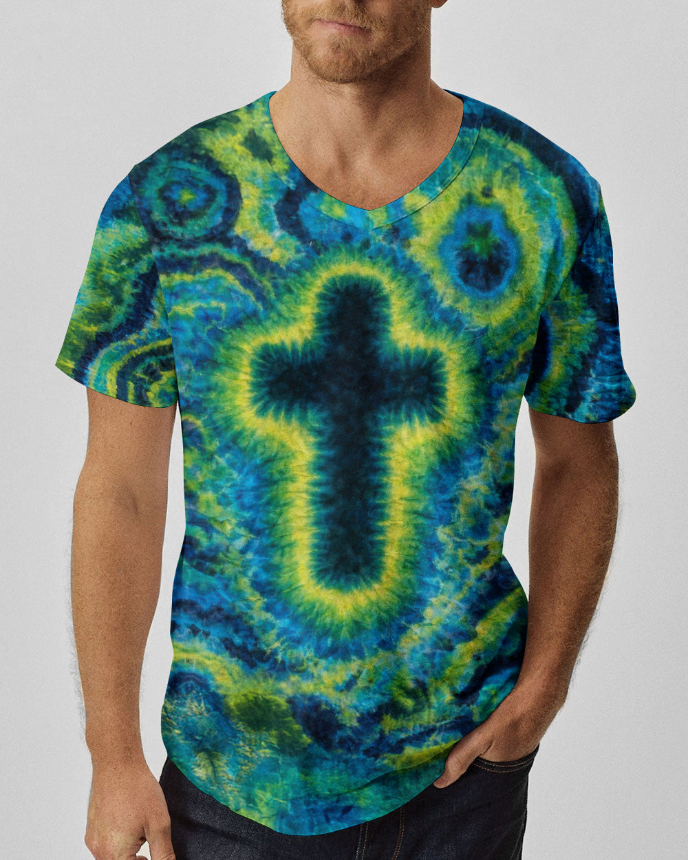Cross Swirl Men's All Over Print Shirt  - Tltw3012252