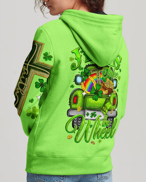 Jesus Take The Wheel Patrick's Day Women's All Over Print Shirt - Ty0301242