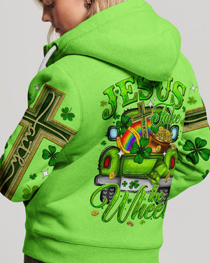Jesus Take The Wheel Patrick's Day Women's All Over Print Shirt - Ty0301242