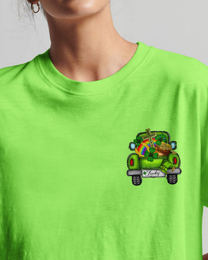 Jesus Take The Wheel Patrick's Day Women's All Over Print Shirt - Ty0301242