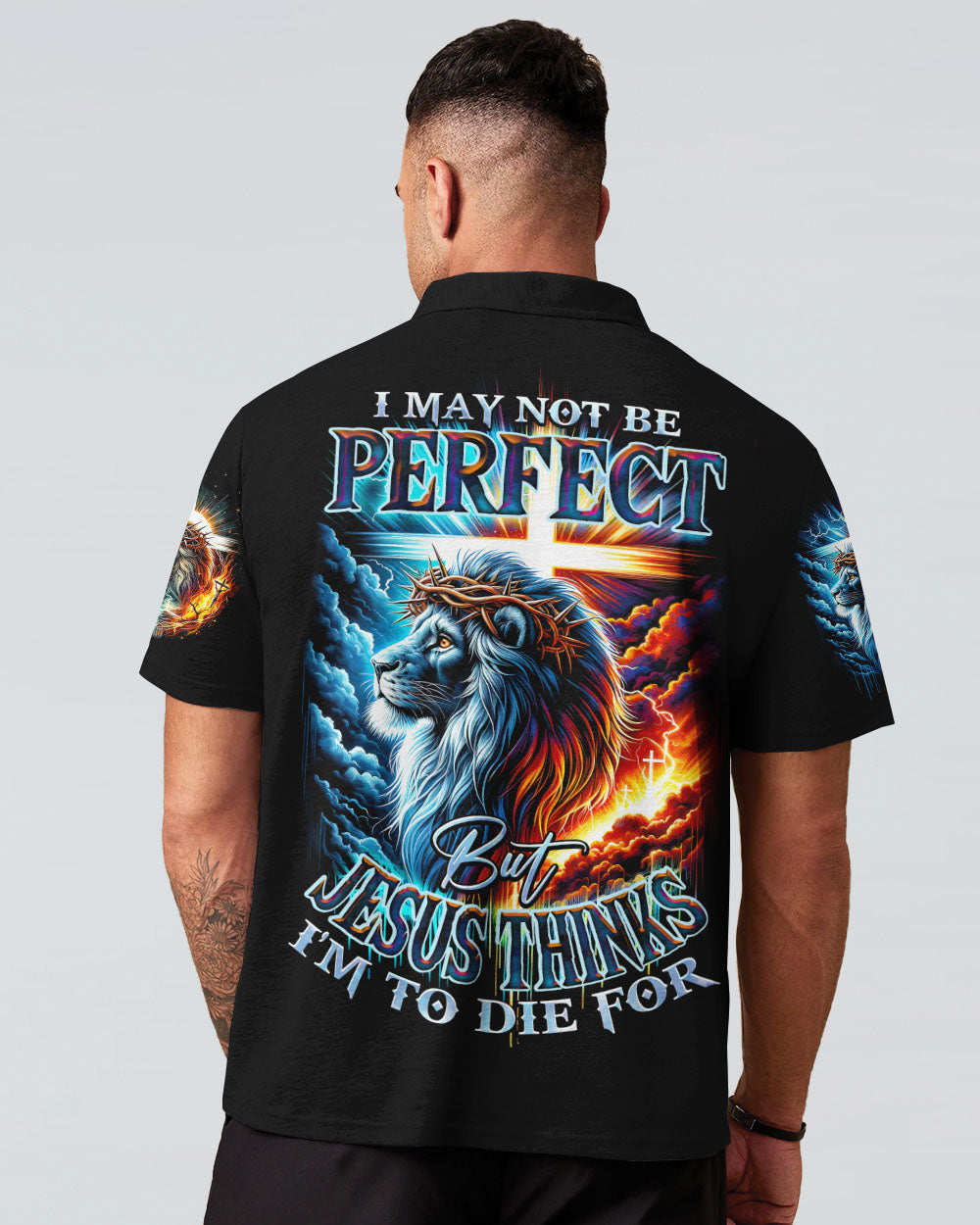 I May Not Be Perfect Lion Men's All Over Print Shirt - Ty1801241