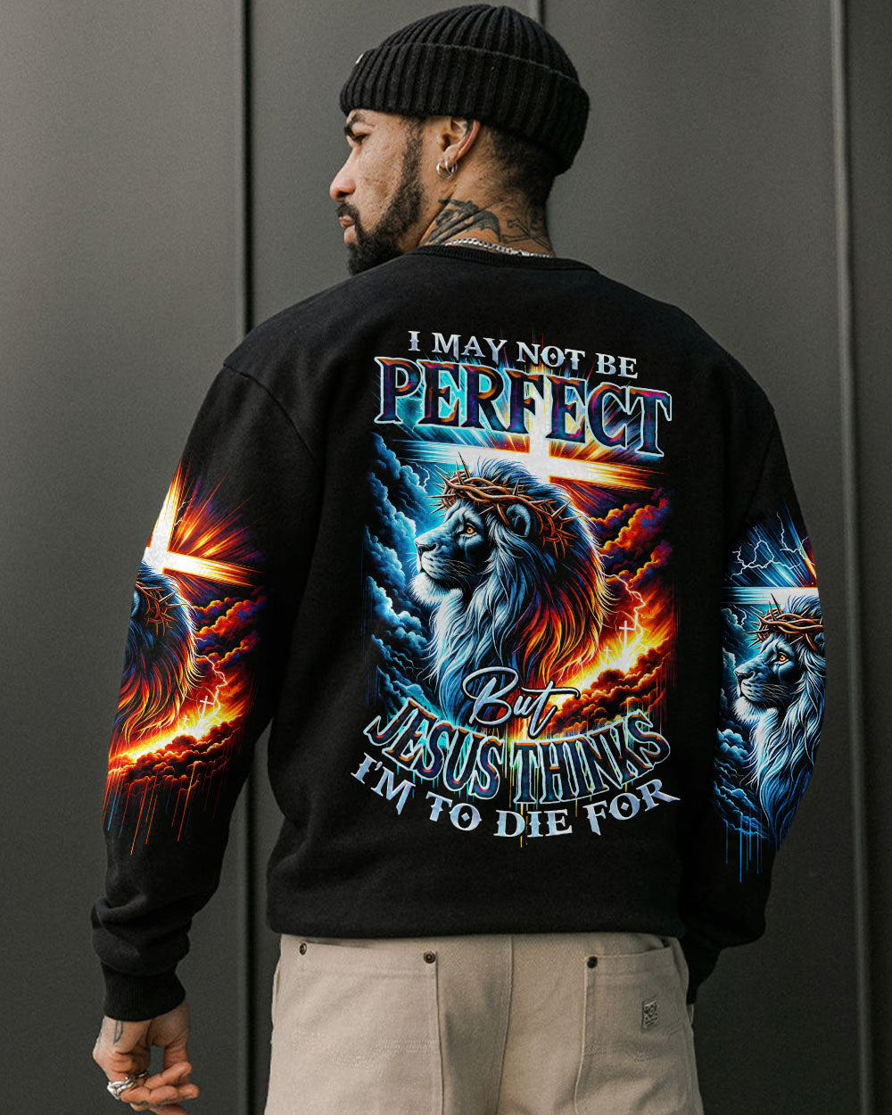 I May Not Be Perfect Lion Men's All Over Print Shirt - Ty1801241