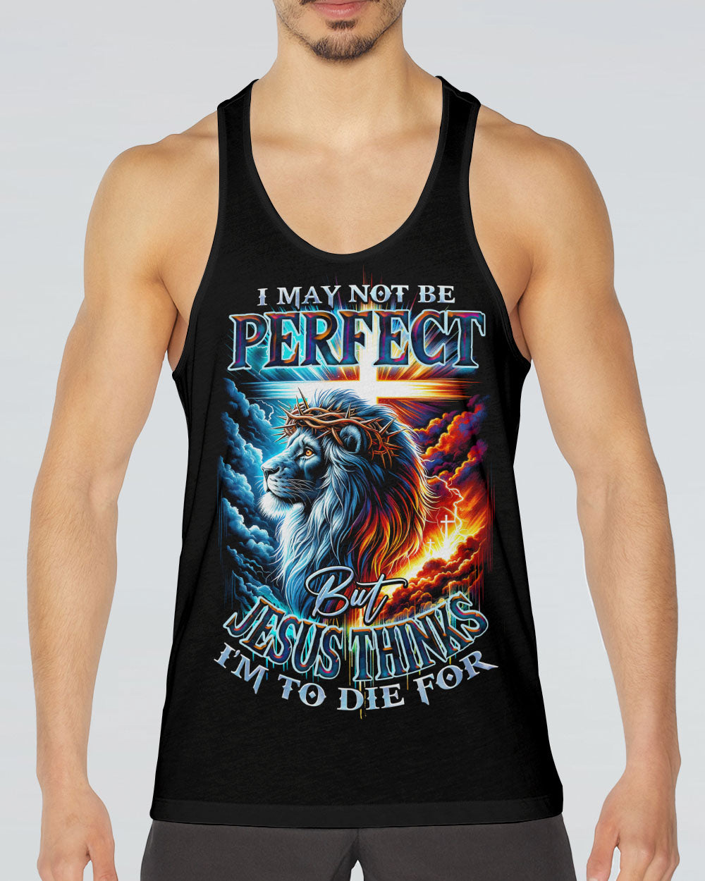 I May Not Be Perfect Lion Men's All Over Print Shirt - Ty1801241