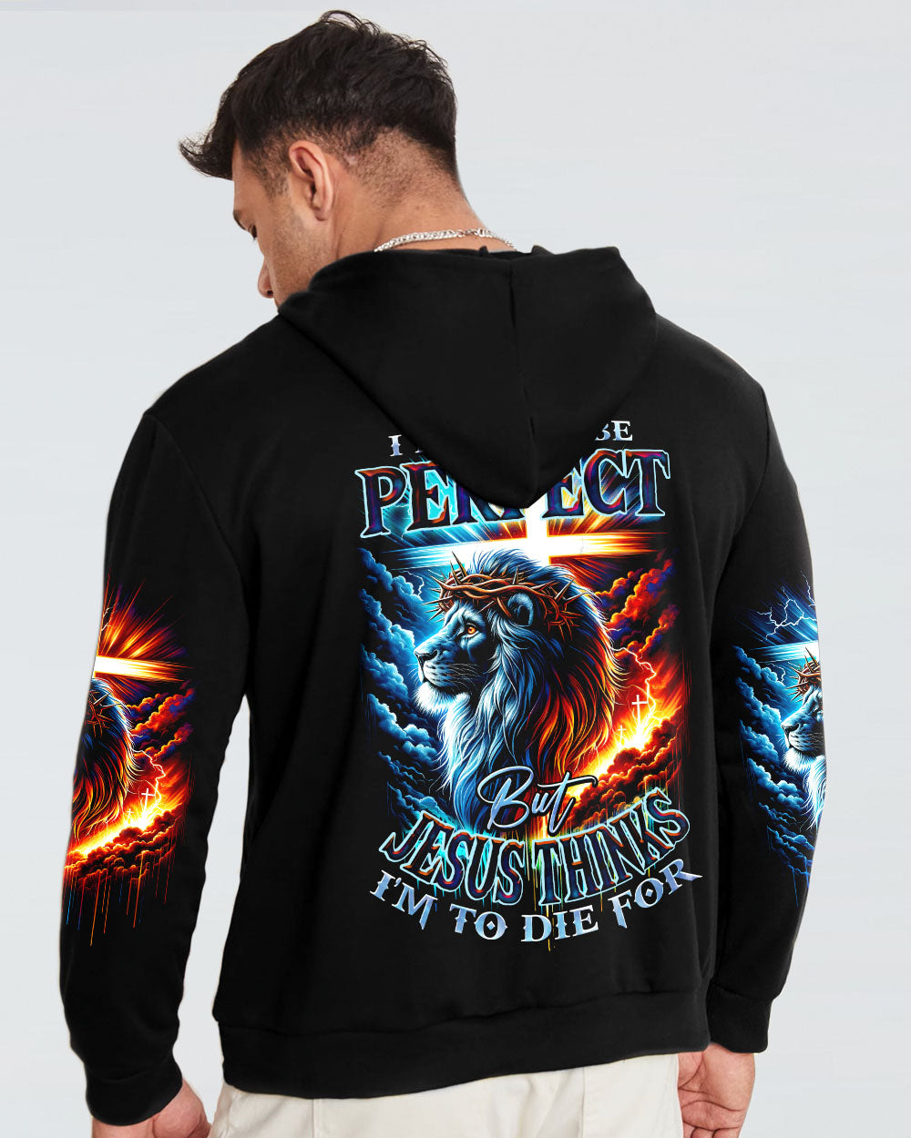 I May Not Be Perfect Lion Men's All Over Print Shirt - Ty1801241