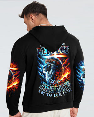I May Not Be Perfect Lion Men's All Over Print Shirt - Ty1801241