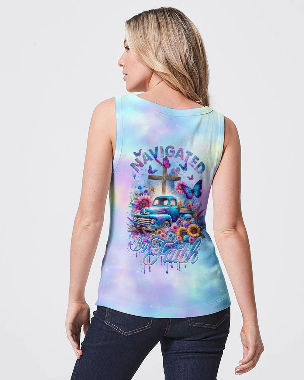 Navigated By Faith Women's All Over Print Shirt - Ty2211232