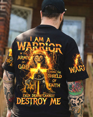 I Am A Warrior In The Army Of God Men's All Over Print Shirt - Ty301124