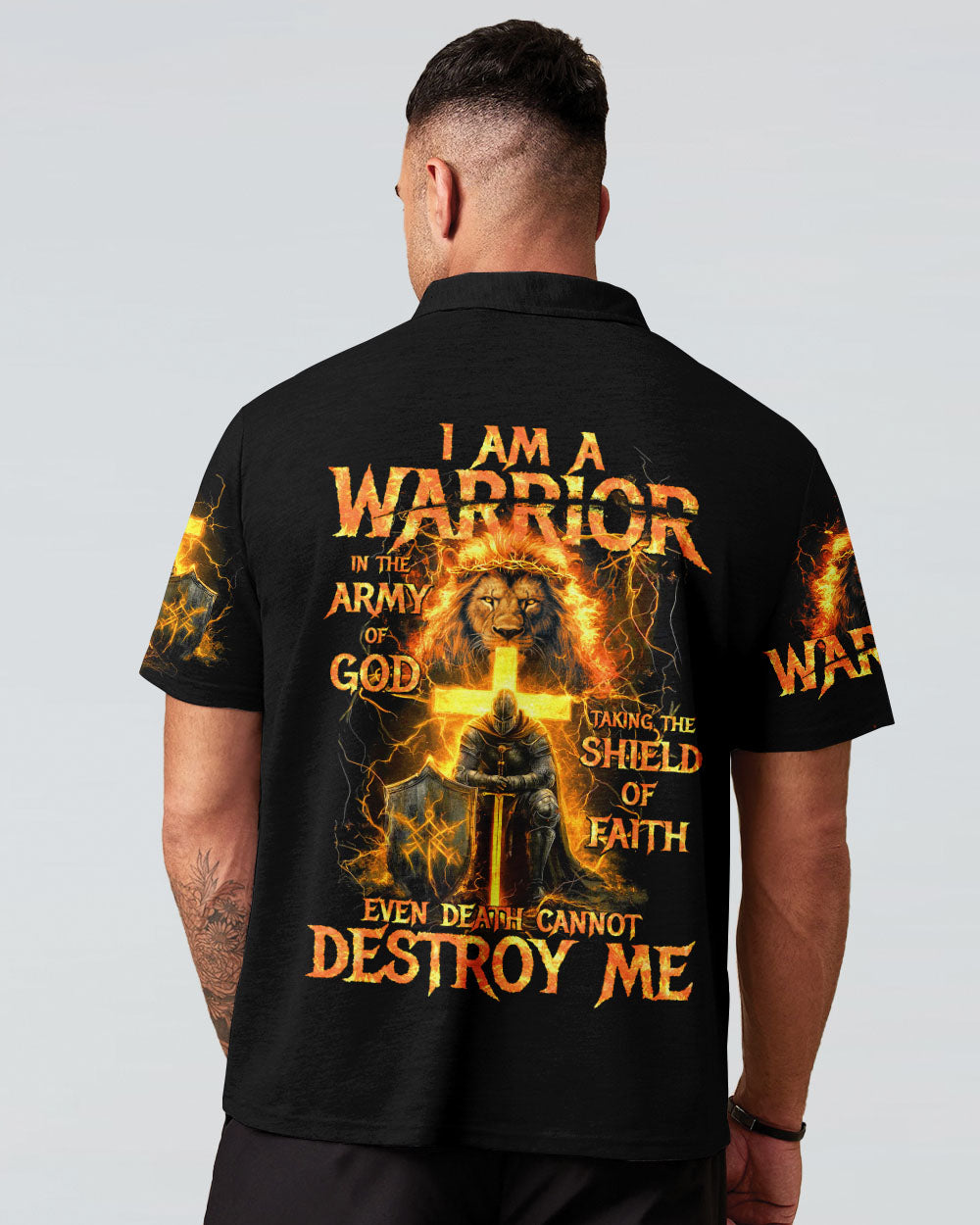 I Am A Warrior In The Army Of God Men's All Over Print Shirt - Ty301124
