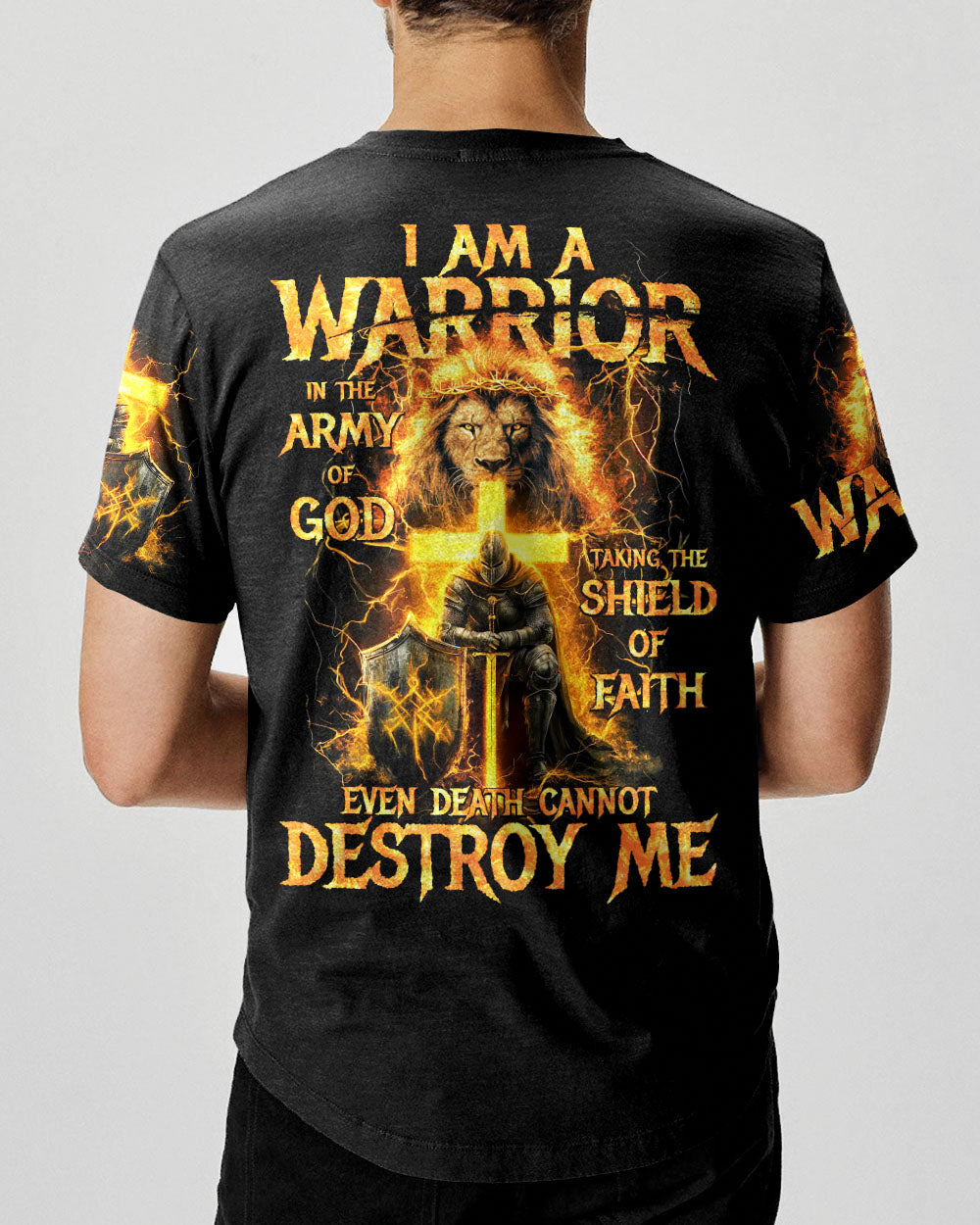 I Am A Warrior In The Army Of God Men's All Over Print Shirt - Ty301124