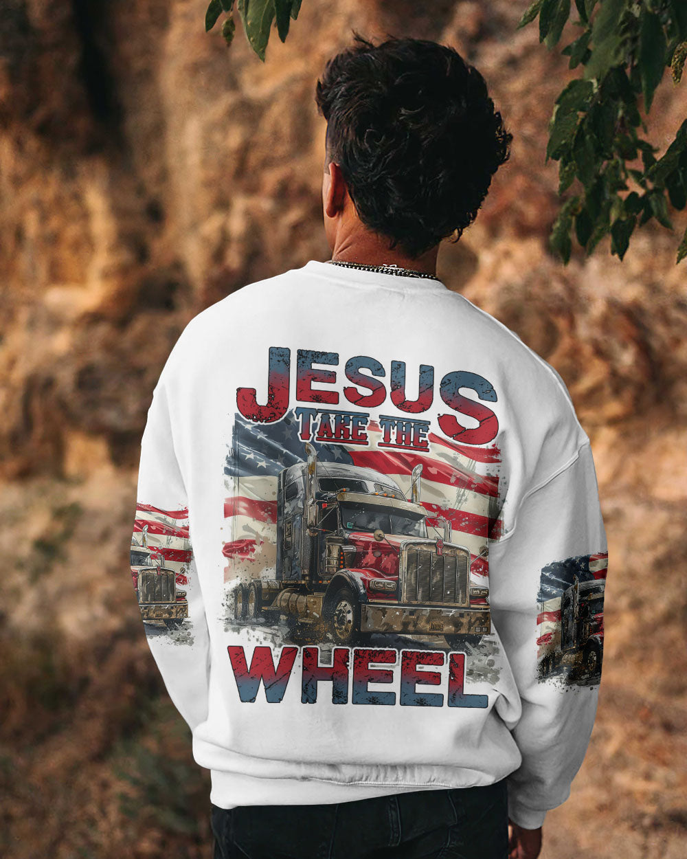 Jesus Take The Wheel Men's All Over Print Shirt - Tyhi0104241