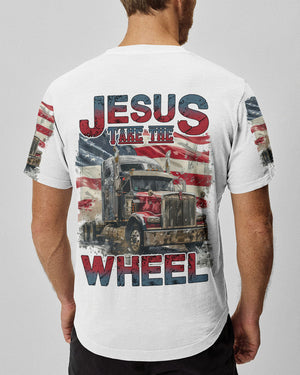 Jesus Take The Wheel Men's All Over Print Shirt - Tyhi0104241