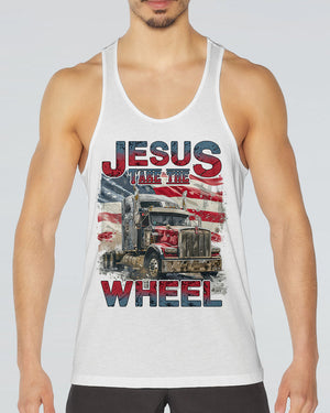 Jesus Take The Wheel Men's All Over Print Shirt - Tyhi0104241