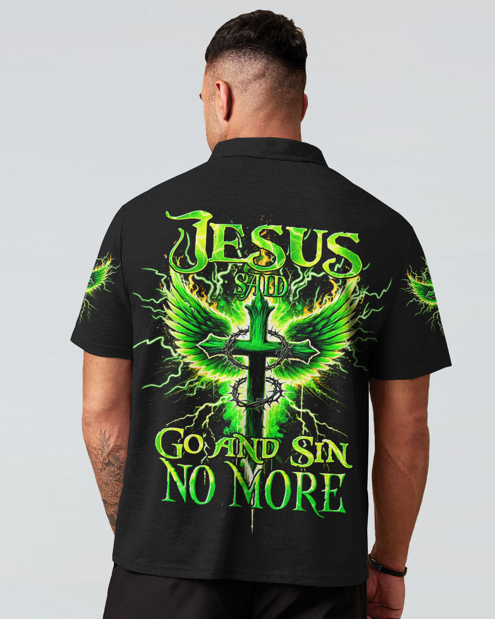 Jesus Said Go And Sin No More Men's All Over Print Shirt - Tyhi0307242