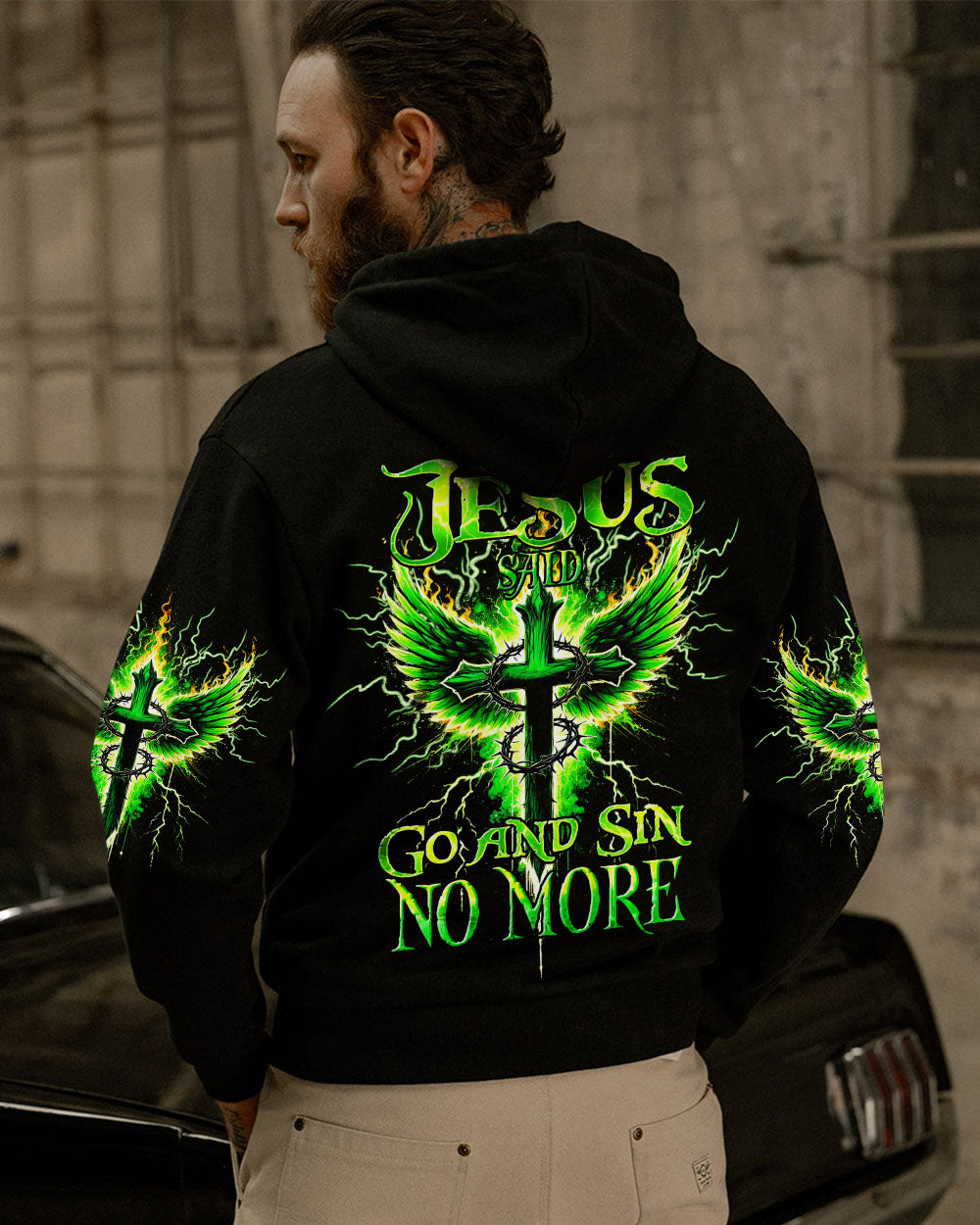 Jesus Said Go And Sin No More Men's All Over Print Shirt - Tyhi0307242