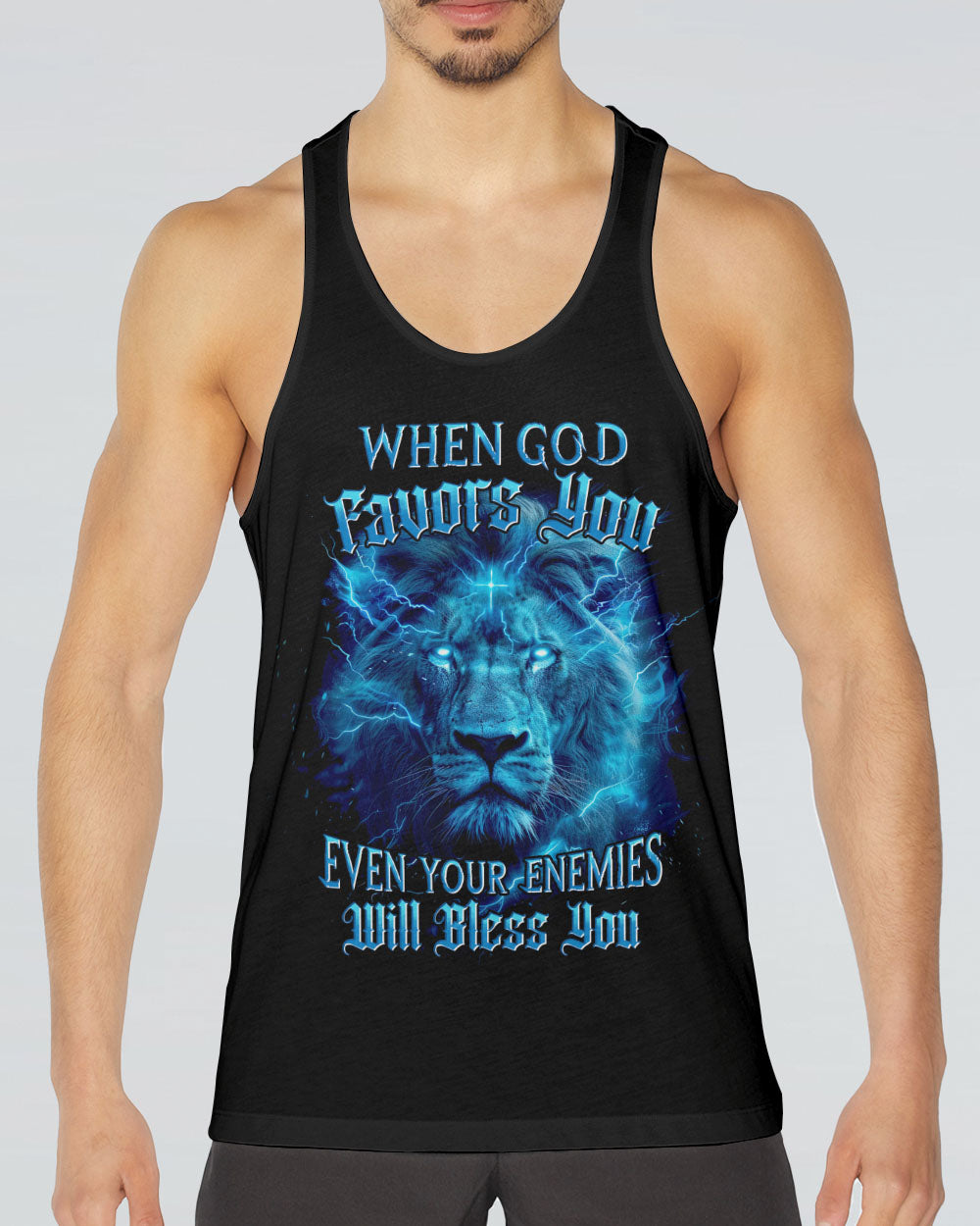 When God Favors You Lion Men's All Over Print Shirt - Tyhi1304242