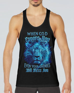 When God Favors You Lion Men's All Over Print Shirt - Tyhi1304242