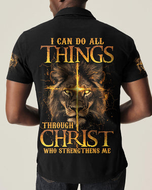 I Can Do All Things Lion Men's All Over Print Shirt - Typq2410251