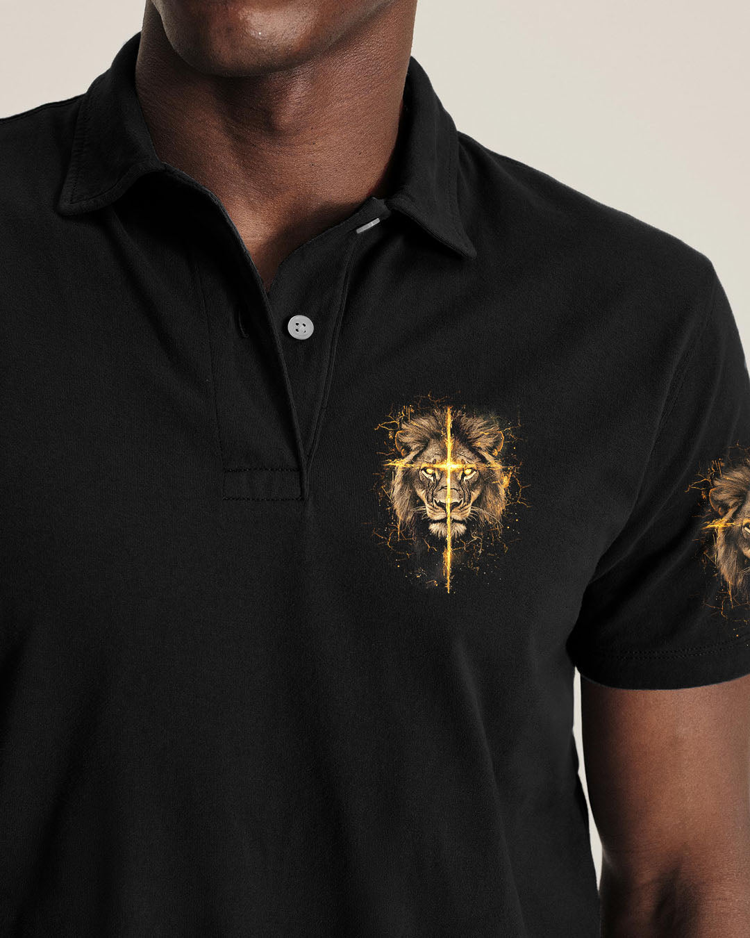 I Can Do All Things Lion Men's All Over Print Shirt - Typq2410251