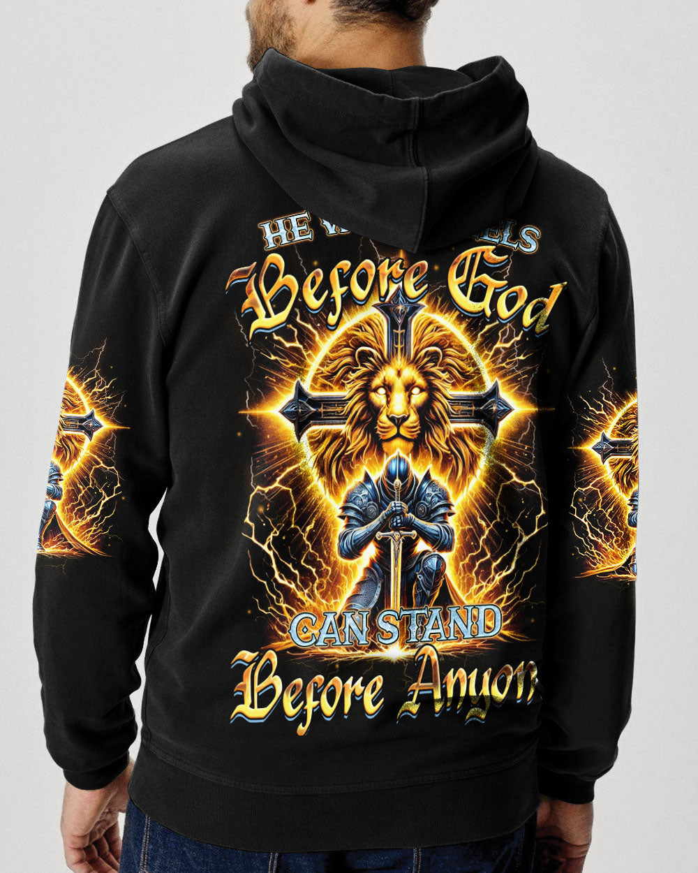 He Who Kneels Before God Men's All Over Print Shirt - Tyqy0211243