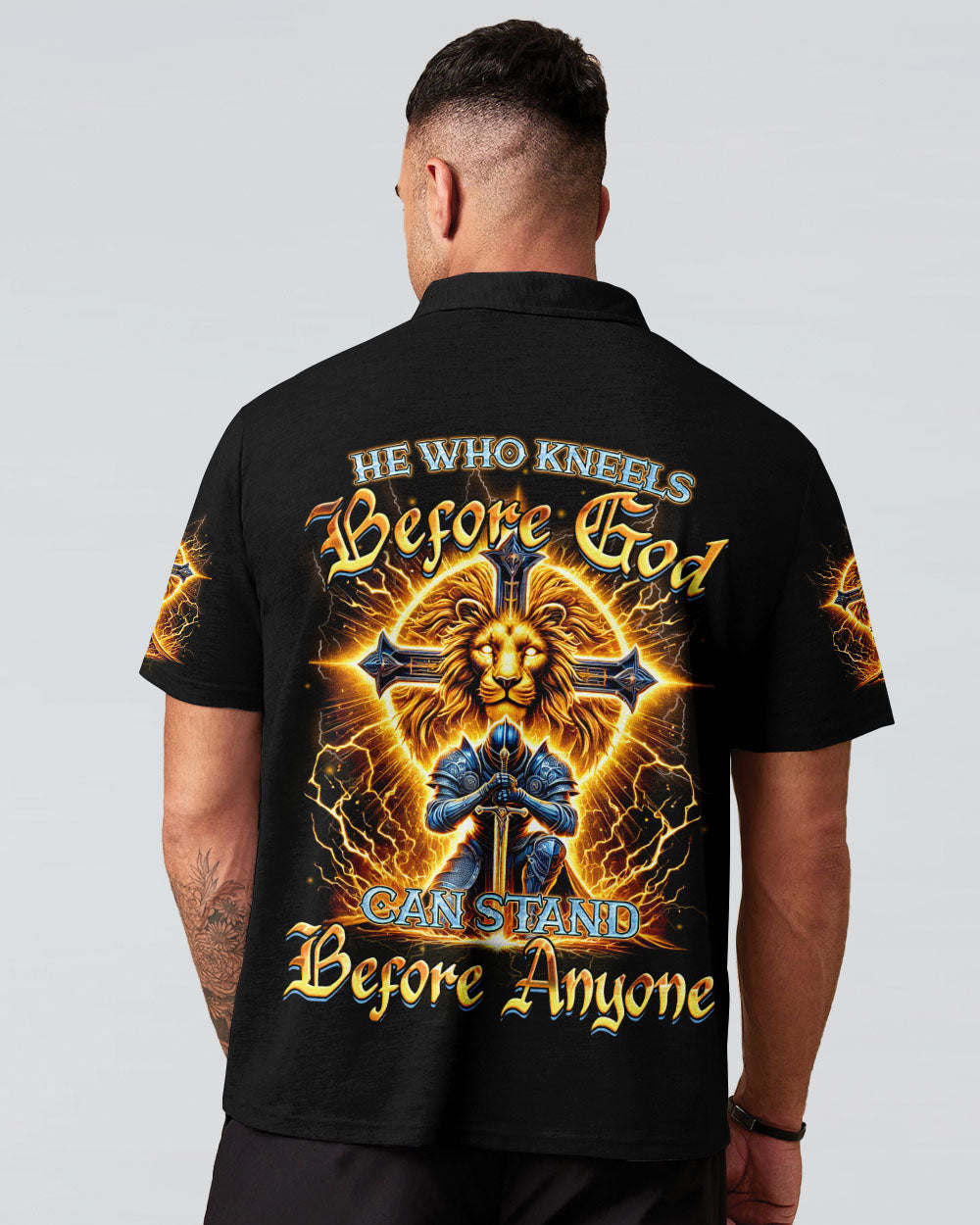 He Who Kneels Before God Men's All Over Print Shirt - Tyqy0211243